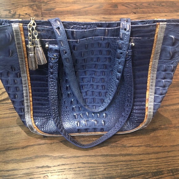 Brahmin Handbags - Brahmin medium Lena Andesite Lucca Tote/wallet